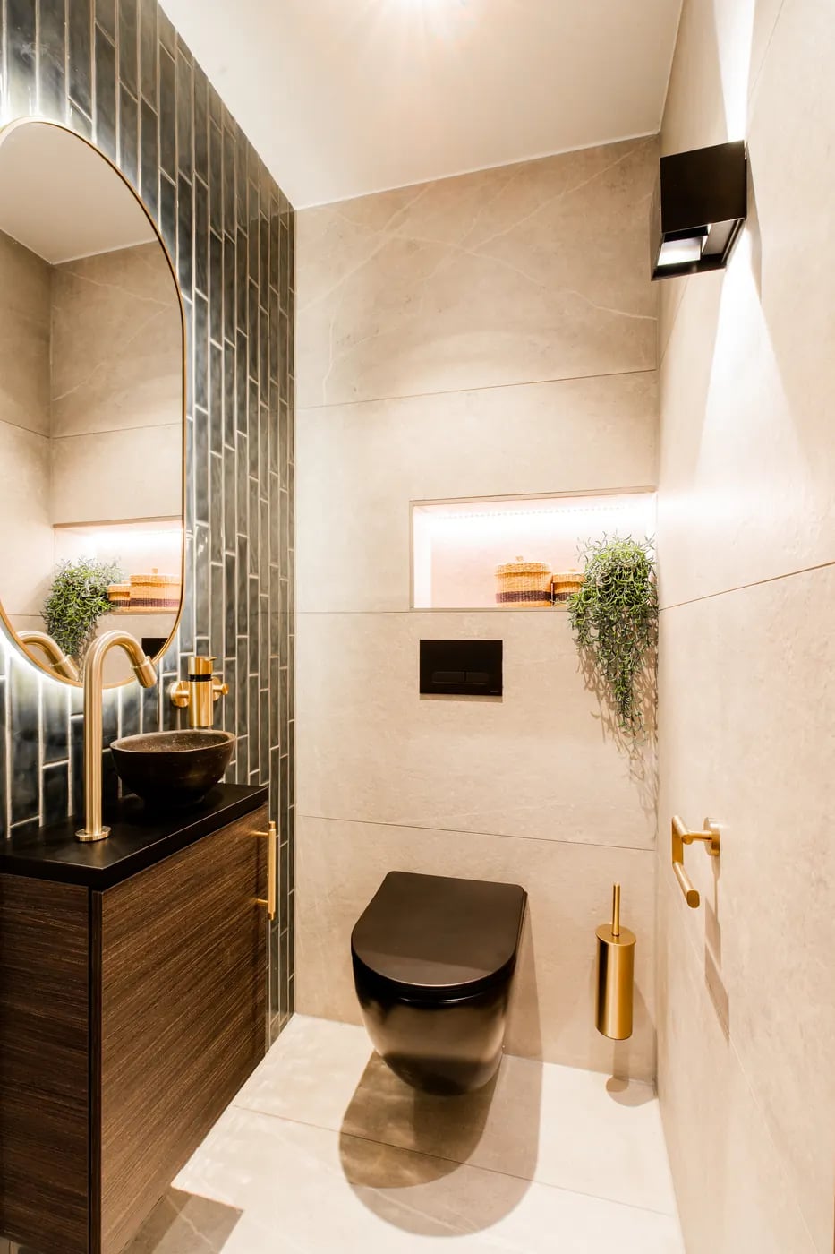 Rustige badkamer met premium afwerking
